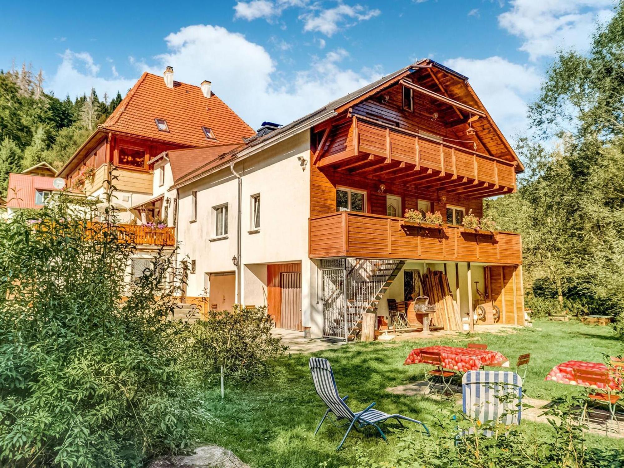 Apartment Thuringian Forest With Balcony Gießübel Екстериор снимка